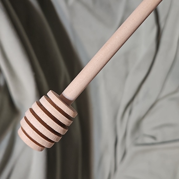 RAE DUNN Honey Pot/Honey Jar-Artisan Collection By Magenta w/Wooden Dipper-EC - Picture 6 of 6